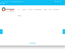 Tablet Screenshot of entertainmentsportz.com
